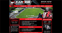 Desktop Screenshot of kartingguernsey.co.uk