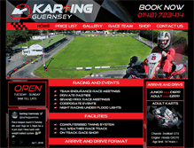 Tablet Screenshot of kartingguernsey.co.uk